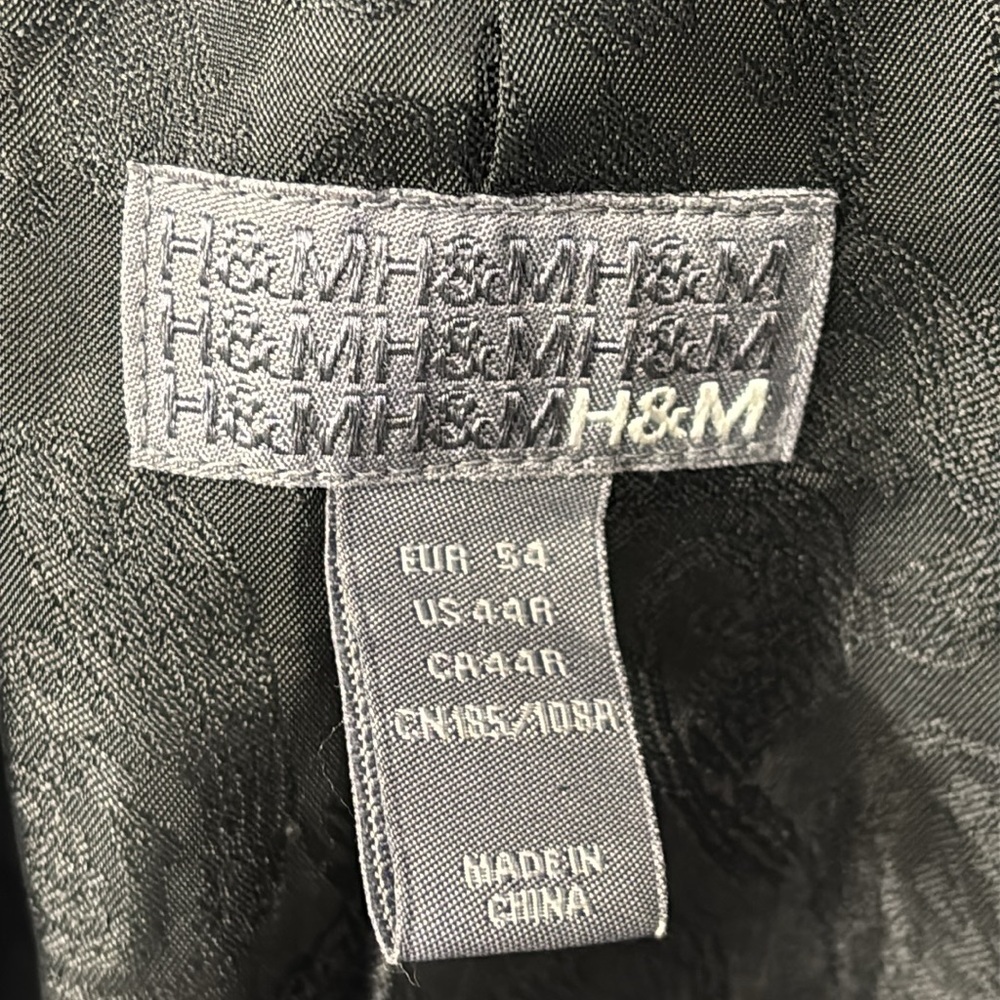 H&M Black Textured Blazer - Picture 3 of 8